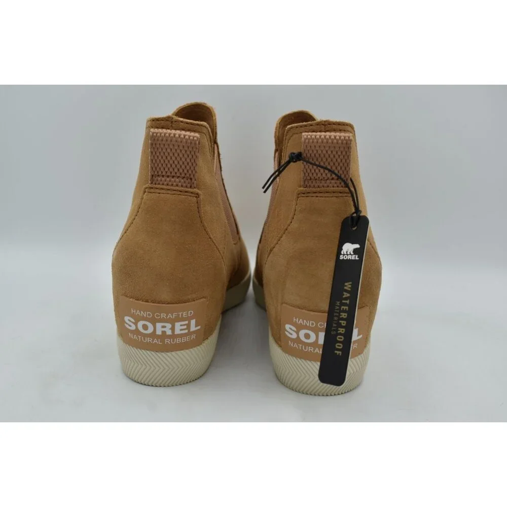 Sorel Women Size 7.5 Out N About Tawny Buff Slip On Wedge II Booties Boots Shoes - Picture 7 of 15